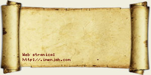 Rumena Nerić vizit kartica